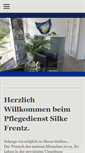 Mobile Screenshot of pflegedienst-silke-frentz.de